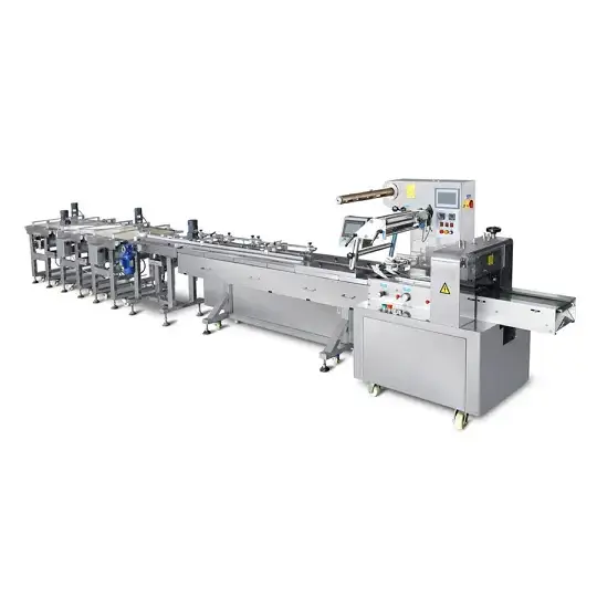 Linie de producție automată de alimentare și ambalare Linie de producție automată de alimentare și ambalare